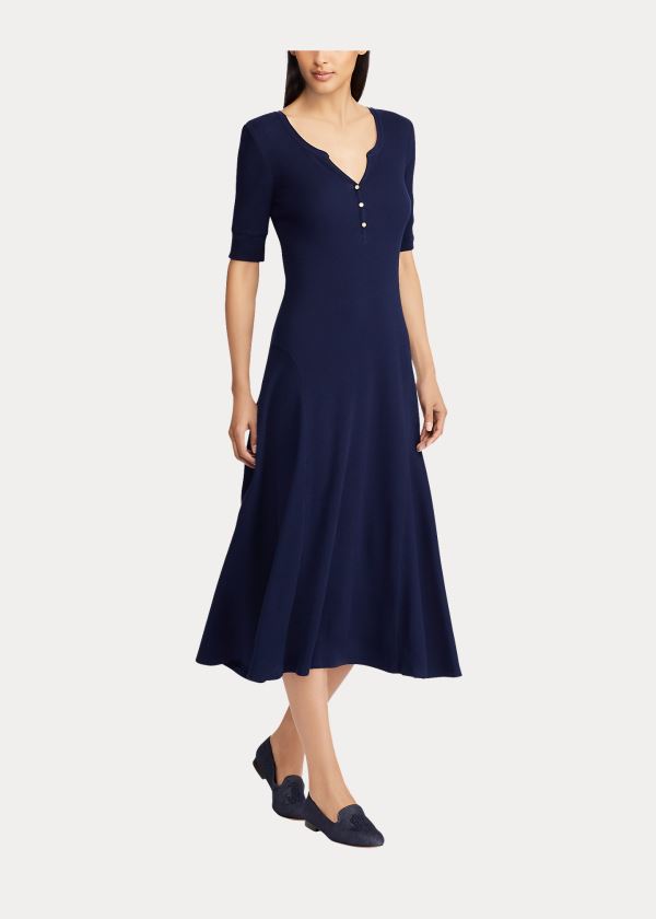 Vestido Ralph Lauren Algodão Fit-and-Flare Mulher 24863-WFSE